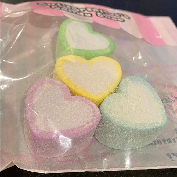 CutieCreative candy shop heart shaped marshmallows squishy toy - Picture 3 of 6